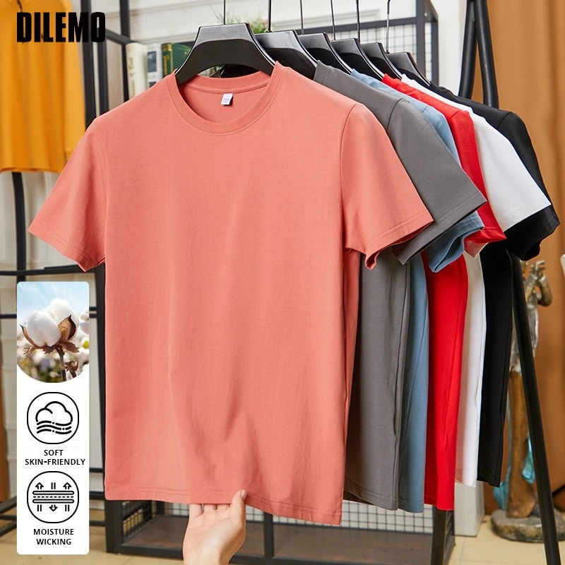Top Grade 95% Cotton New Summer Brand Tops Plain Round Neck t Shirt For Men Korean Short Sleeve Casual Fashion Men Clothing
Top Grade 95% Cotton New Summer Brand Tops Plain Round Neck t Shirt For Men Korean Short Sleeve Casual Fashion Men Clothing
