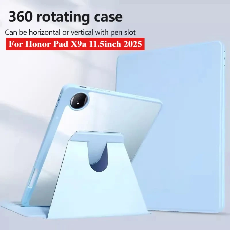 360Rotation Clear Acrylic Case for Honor Pad GT X9a 11.5inch 10 12.1" 2025 X8A X9 11.5 MatePad SE 11 Leather Cover with Pen Slot
360Rotation Clear Acrylic Case for Honor Pad GT X9a 11.5inch 10 12.1" 2025 X8A X9 11.5 MatePad SE 11 Leather Cover with Pen Slot