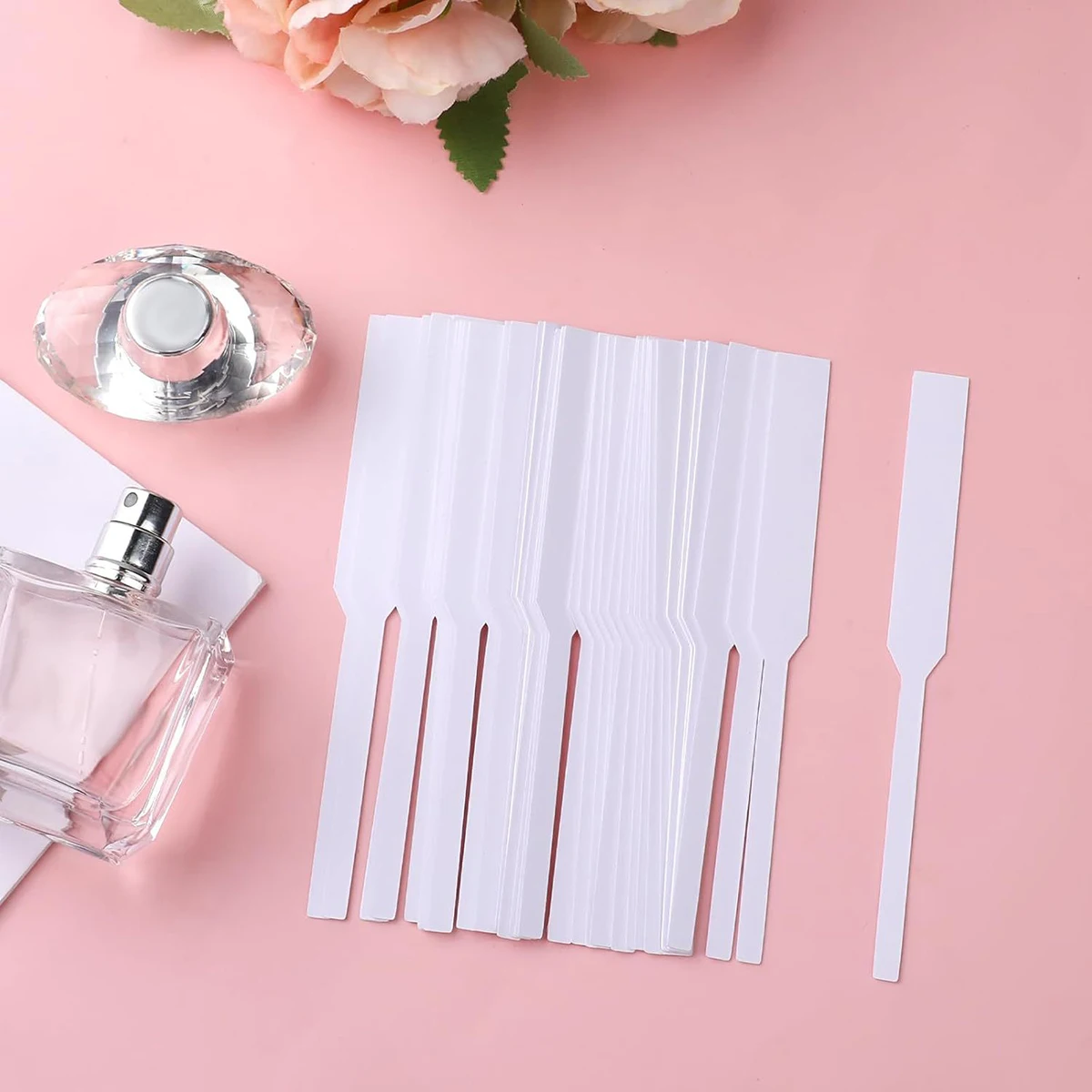 Perfume Test Strips 100Pcs, Scented Sticks Perfume Tester Paper Strips Kit Fragrance Perfume Essential Oils Test Paper Strip
Perfume Test Strips 100Pcs, Scented Sticks Perfume Tester Paper Strips Kit Fragrance Perfume Essential Oils Test Paper Strip
