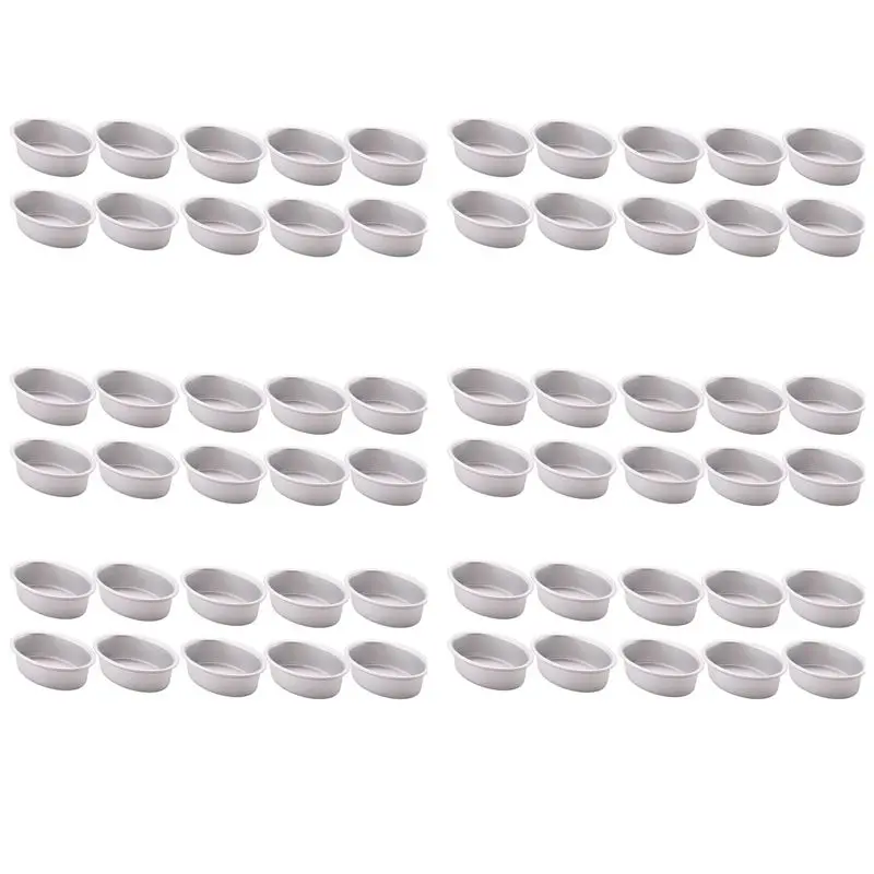 New Shown-60Pcs Mini Oval Egg Shape Aluminium Alloy Metal Cheese Pan Cake Mold Bread Mould Tart Holder Pudding Jelly Tin
New Shown-60Pcs Mini Oval Egg Shape Aluminium Alloy Metal Cheese Pan Cake Mold Bread Mould Tart Holder Pudding Jelly Tin