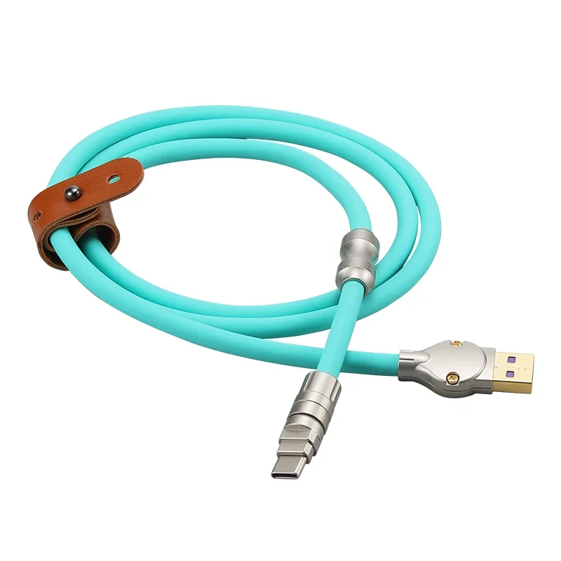 65W Fast Charging Cable USB-C Android Silicone Data Cable Fast Charging 5A Suitable for Mobile Phonetpc Keyboard USB Charging
65W Fast Charging Cable USB-C Android Silicone Data Cable Fast Charging 5A Suitable for Mobile Phonetpc Keyboard USB Charging