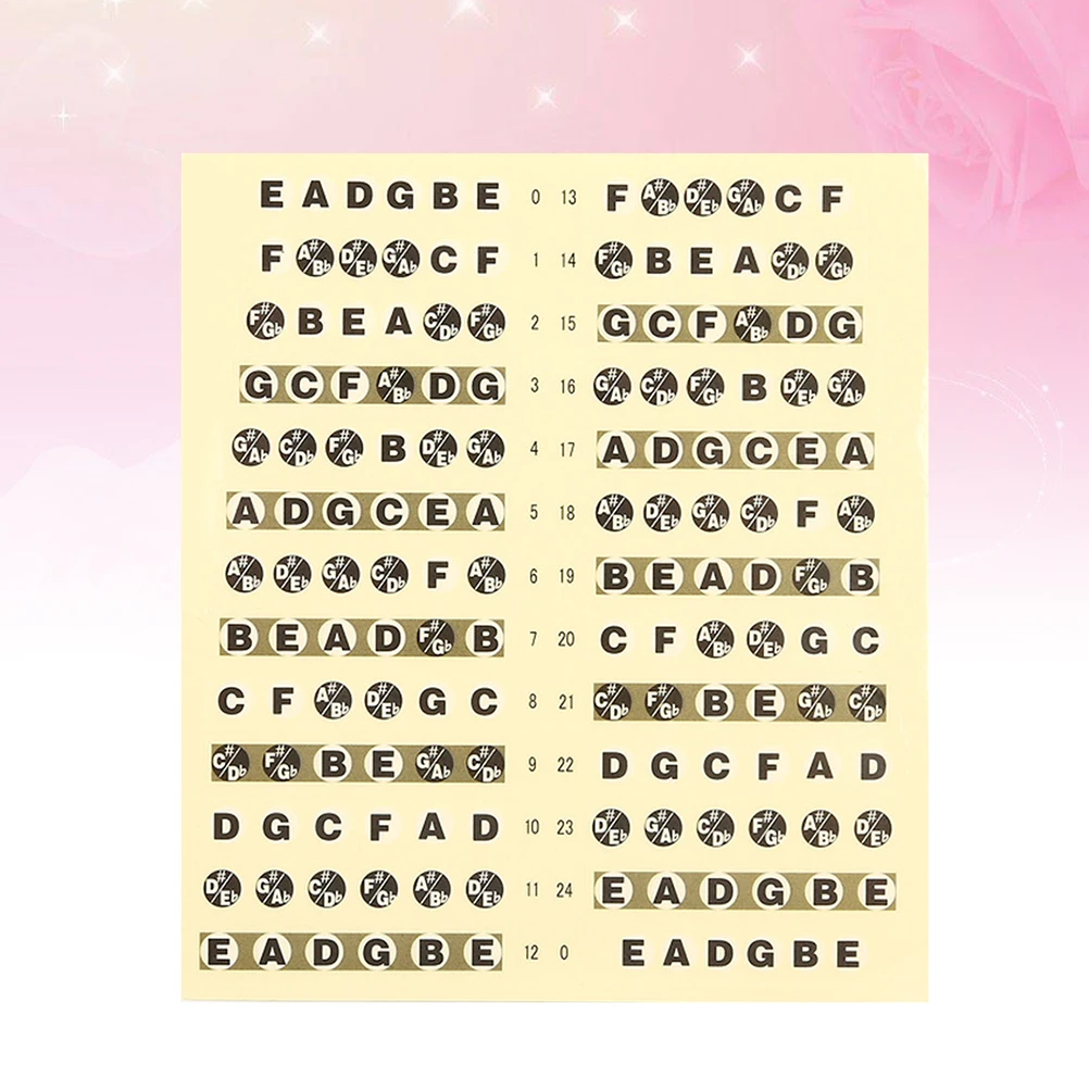 1 pcs Guitar Fretboard Stickers Transparent Adhesive Notes 6 String 24 Fret Easy Learning Trainer Scale Map For Acoustic
1 pcs Guitar Fretboard Stickers Transparent Adhesive Notes 6 String 24 Fret Easy Learning Trainer Scale Map For Acoustic