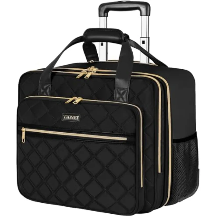 Ytonet Rolling Laptop Bag Women, Rolling Briefcase for Women, 17.3 Inch Laptop Bag with Wheels Rolling Computer Bag Laptop Case
Ytonet Rolling Laptop Bag Women, Rolling Briefcase for Women, 17.3 Inch Laptop Bag with Wheels Rolling Computer Bag Laptop Case
