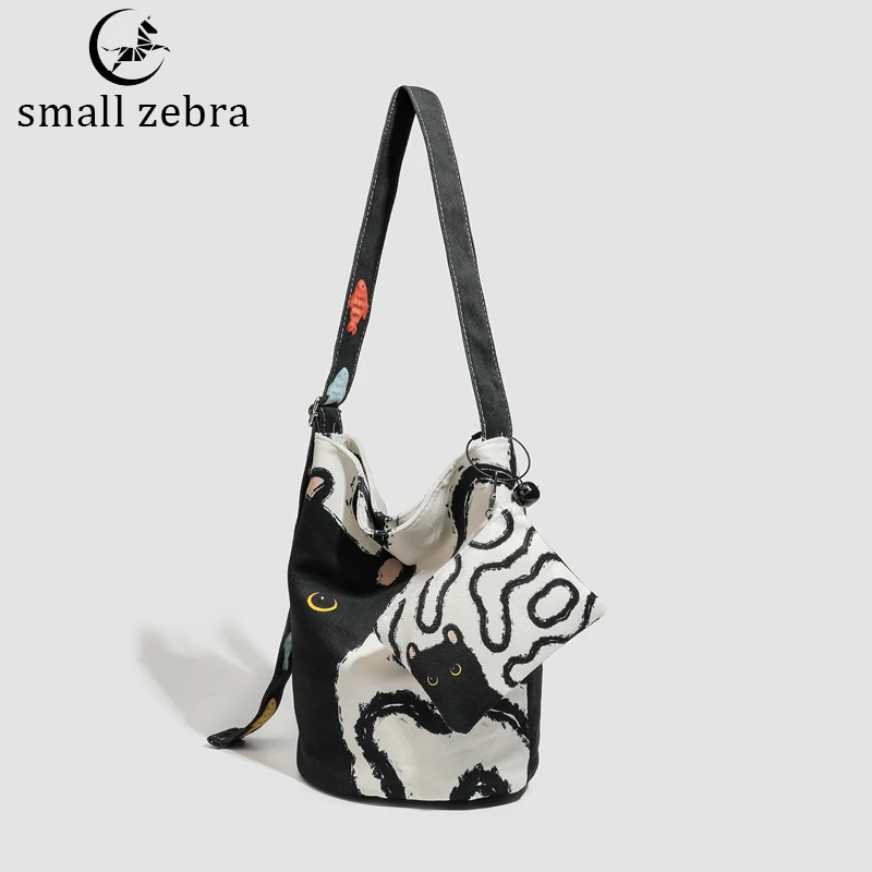 Fashionable Women Bags Tote Bag Cat Bucket Purses Crossbody Bags Handbags for Women
Fashionable Women Bags Tote Bag Cat Bucket Purses Crossbody Bags Handbags for Women