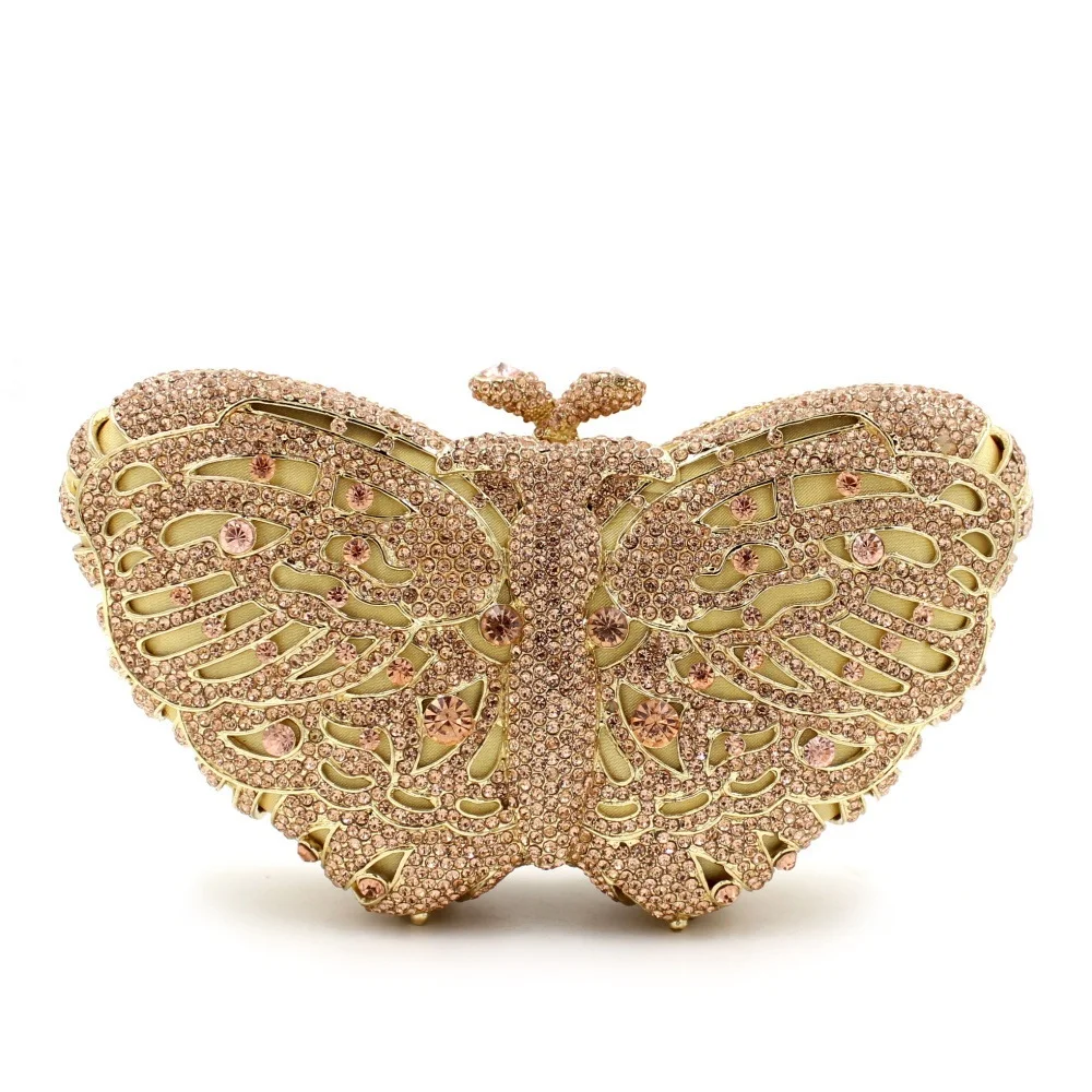 WHTUOHENG Gold Champagne Crystal Evening Bag Animal Diamond Clutch Butterfly Shape Clutch Bag Prom HandbagsPurse Party Bag
WHTUOHENG Gold Champagne Crystal Evening Bag Animal Diamond Clutch Butterfly Shape Clutch Bag Prom HandbagsPurse Party Bag