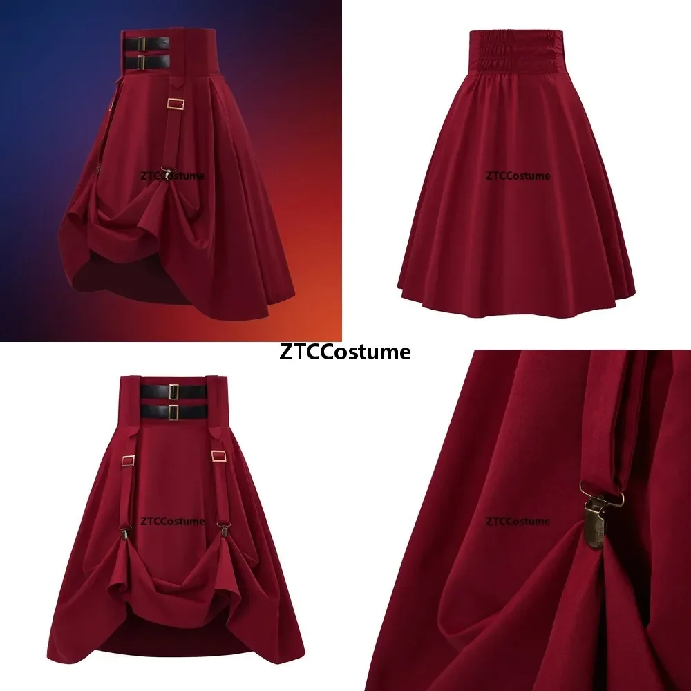 Victorian Steampunk Cosplay Skirt Women High Waisted A Line Medieval Gothic Vintage Stretch Midi Skirt
Victorian Steampunk Cosplay Skirt Women High Waisted A Line Medieval Gothic Vintage Stretch Midi Skirt