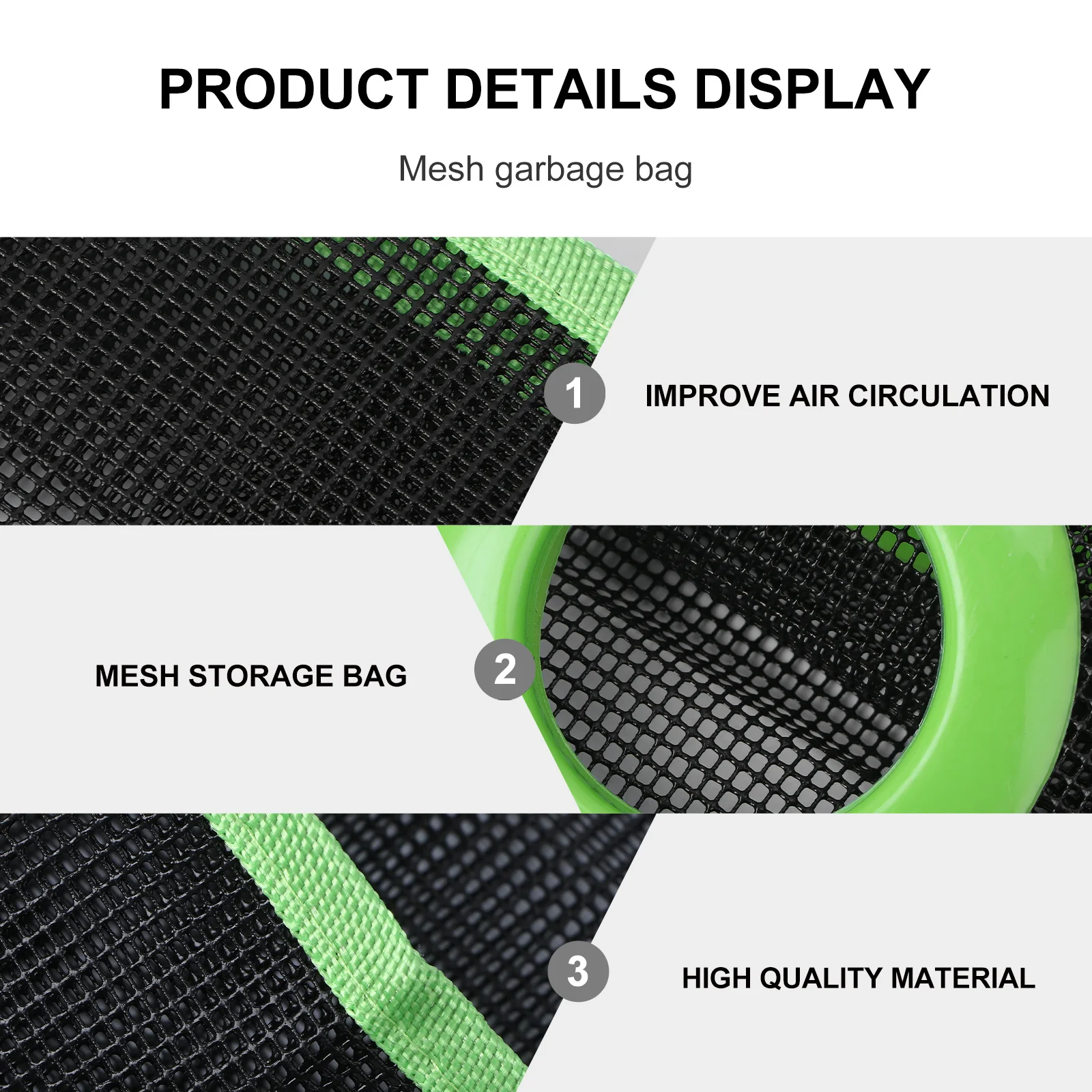 Mesh Garbage Organizer Size L Blue Hanging Kitchen Storage Bag Dual Openings Trash Bags Holder Recyclable Ventilated
Mesh Garbage Organizer Size L Blue Hanging Kitchen Storage Bag Dual Openings Trash Bags Holder Recyclable Ventilated