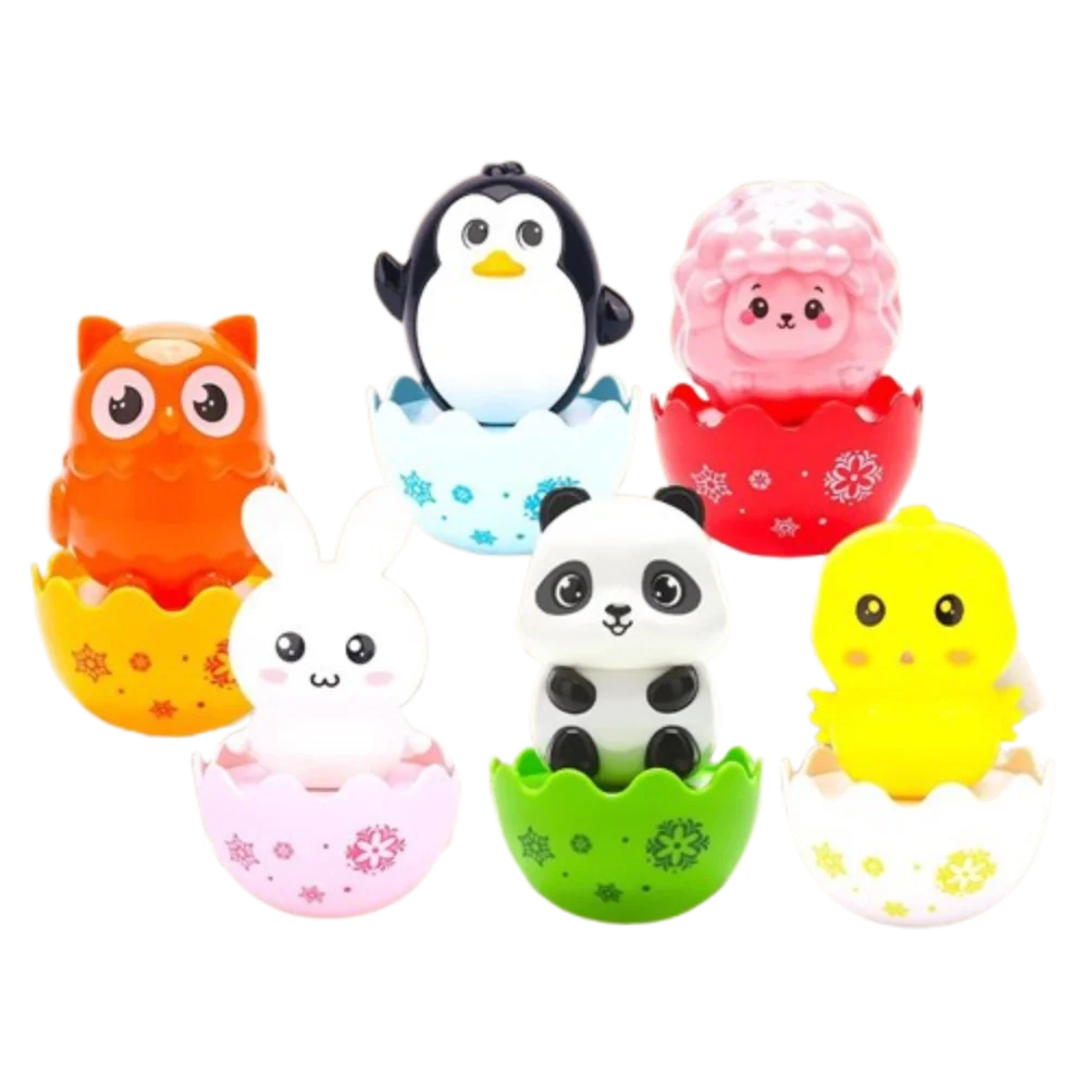 6pcs/set ABS Little Penguin Tumbler Toy Rocking Toy Desktop Decoration Little Sheep Tumbler Toy Handmade Statue
6pcs/set ABS Little Penguin Tumbler Toy Rocking Toy Desktop Decoration Little Sheep Tumbler Toy Handmade Statue