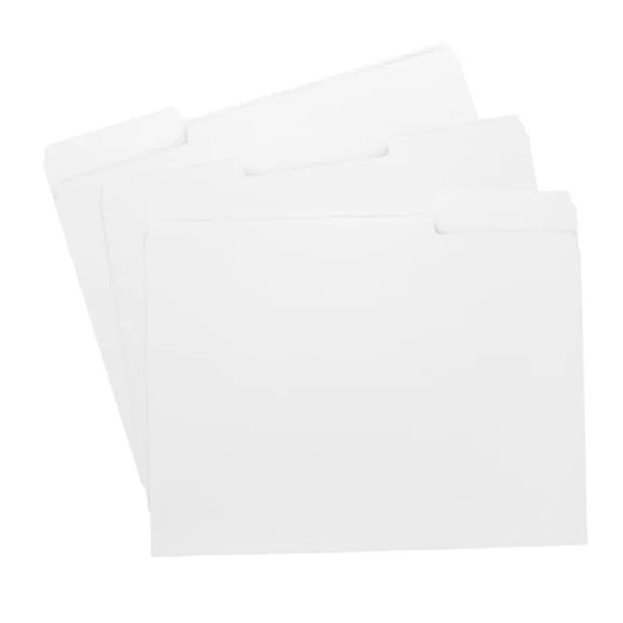 File Folders, 1/3-Cut Tabs, Letter Size, 12-Pack Durable Office Filing Folders for Documents, Papers, and Organization
File Folders, 1/3-Cut Tabs, Letter Size, 12-Pack Durable Office Filing Folders for Documents, Papers, and Organization