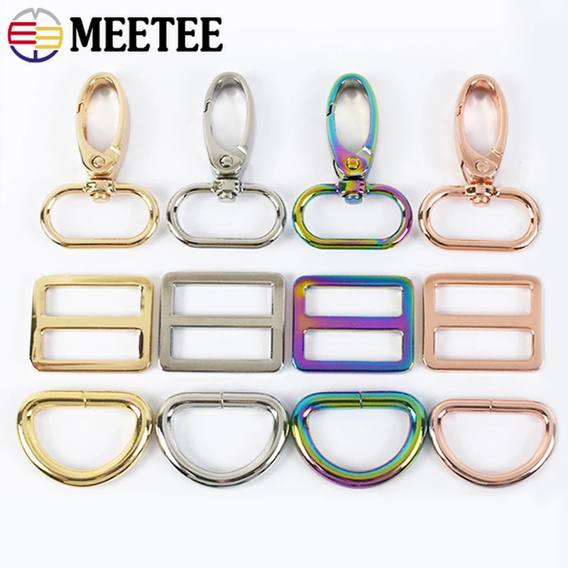2/5Sets 16-38mm Metal Buckle Tri-glide Buckles D Ring Swivel Lobster Clasp Bag Strap Adjust Snap Clasps DIY Hardware Accessories
2/5Sets 16-38mm Metal Buckle Tri-glide Buckles D Ring Swivel Lobster Clasp Bag Strap Adjust Snap Clasps DIY Hardware Accessories