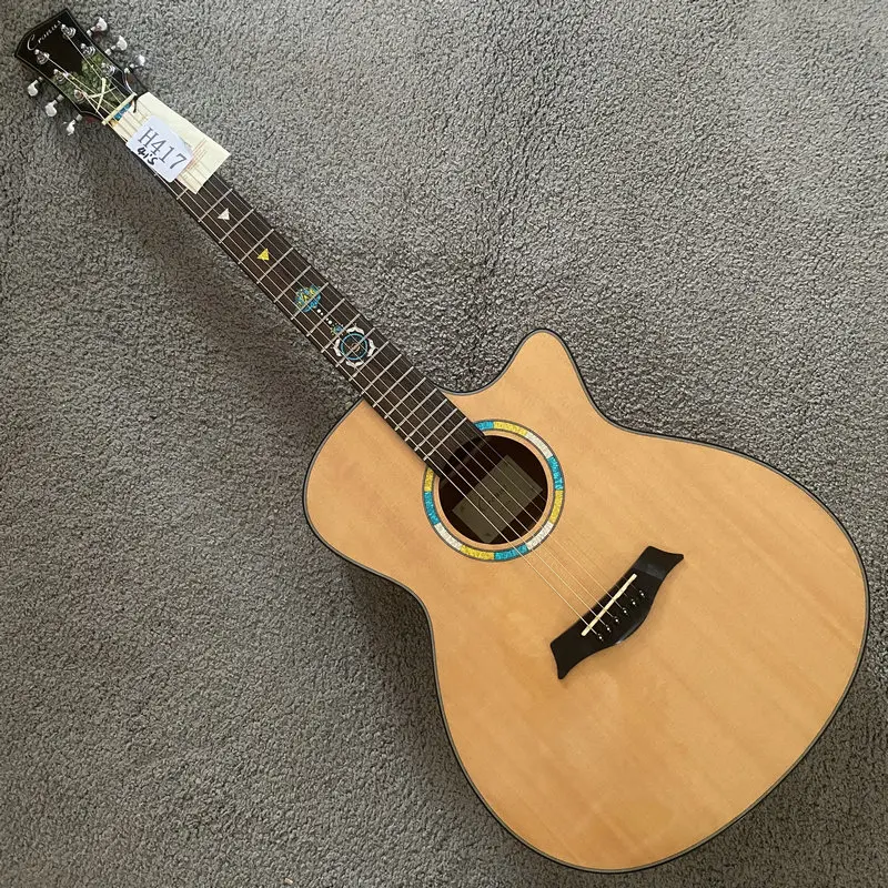 H417 New Brand 41'Solid Top Acoustic Guitar Natural Spruce with Mahogany 20 Frets Cornus Genuine for Beginner Nice Sound
H417 New Brand 41'Solid Top Acoustic Guitar Natural Spruce with Mahogany 20 Frets Cornus Genuine for Beginner Nice Sound