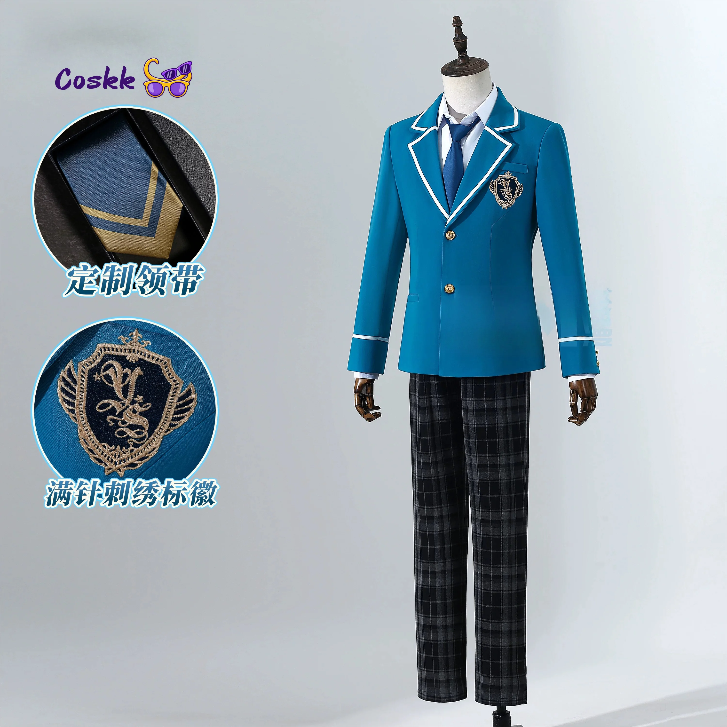 Anime Ensemble Stars Hidaka Hokuto Cosplay Costume Men Women Halloween Carnival Role Play School Uniform Pants Full Suit
Anime Ensemble Stars Hidaka Hokuto Cosplay Costume Men Women Halloween Carnival Role Play School Uniform Pants Full Suit