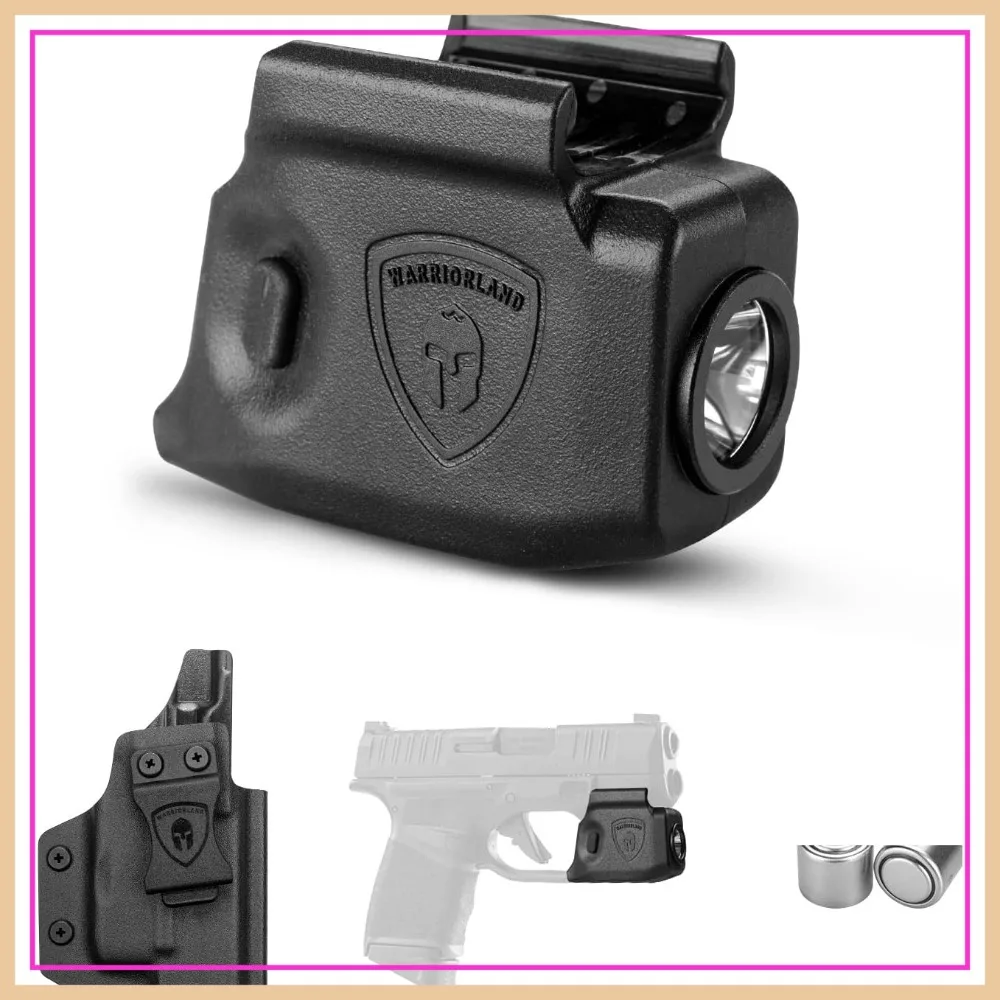 150 Lumens Tactical Light with Kydex Holster for Springfield Hellcat - Not Fit Hellcat Pro, Mini LED Flashlight SL-1
150 Lumens Tactical Light with Kydex Holster for Springfield Hellcat - Not Fit Hellcat Pro, Mini LED Flashlight SL-1