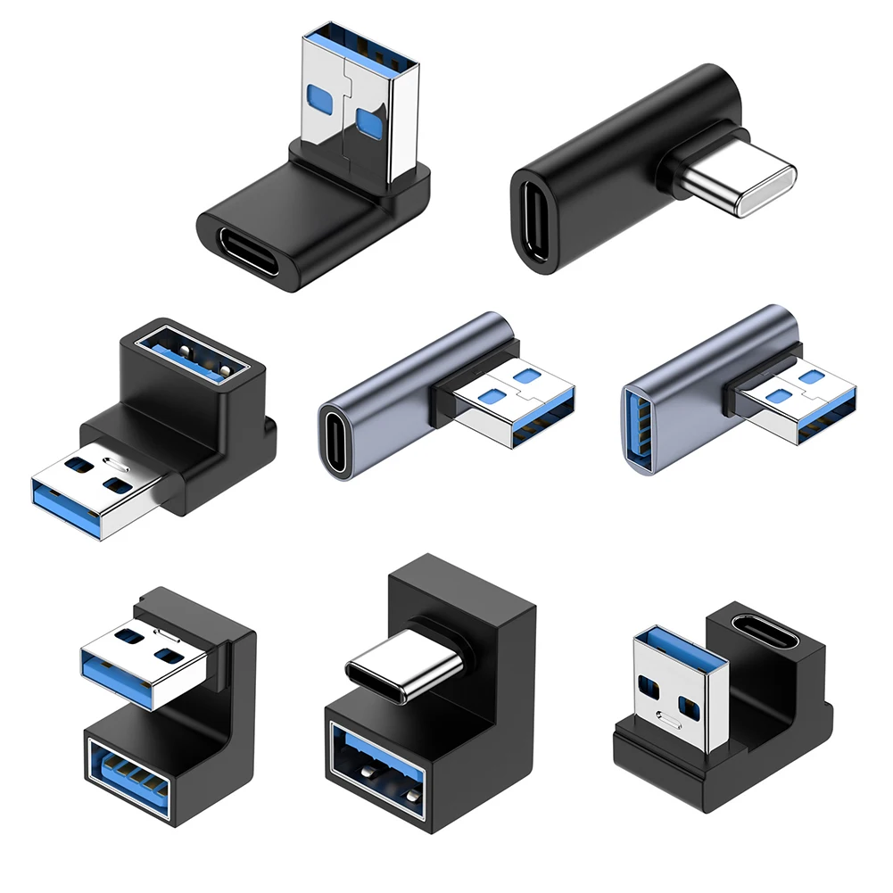 180-градусный локоть USB C-адаптер типа C OTG в USB-конвертер U-образный разъем USB-C 3.0 для компьютера, телефона, планшета, адаптера
180-градусный локоть USB C-адаптер типа C OTG в USB-конвертер U-образный разъем USB-C 3.0 для компьютера, телефона, планшета, адаптера