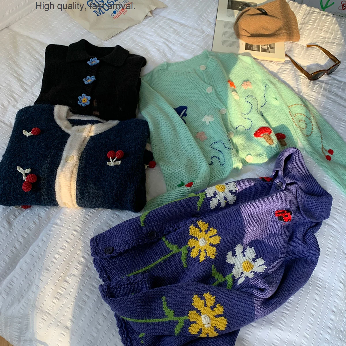 Crocheted Blue Pottery Multi-Color Sweater Cardigan Lazy Cozy Series Sunnydand Homemade 21 Autumn
Crocheted Blue Pottery Multi-Color Sweater Cardigan Lazy Cozy Series Sunnydand Homemade 21 Autumn