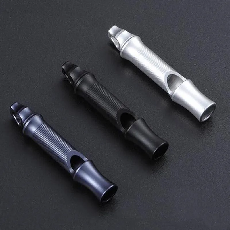 Aluminum Alloy Whistle Metal Explosion Sound Rescue Equipment Outdoor Adventure Survival Emergency High-frequency Whistle
Aluminum Alloy Whistle Metal Explosion Sound Rescue Equipment Outdoor Adventure Survival Emergency High-frequency Whistle