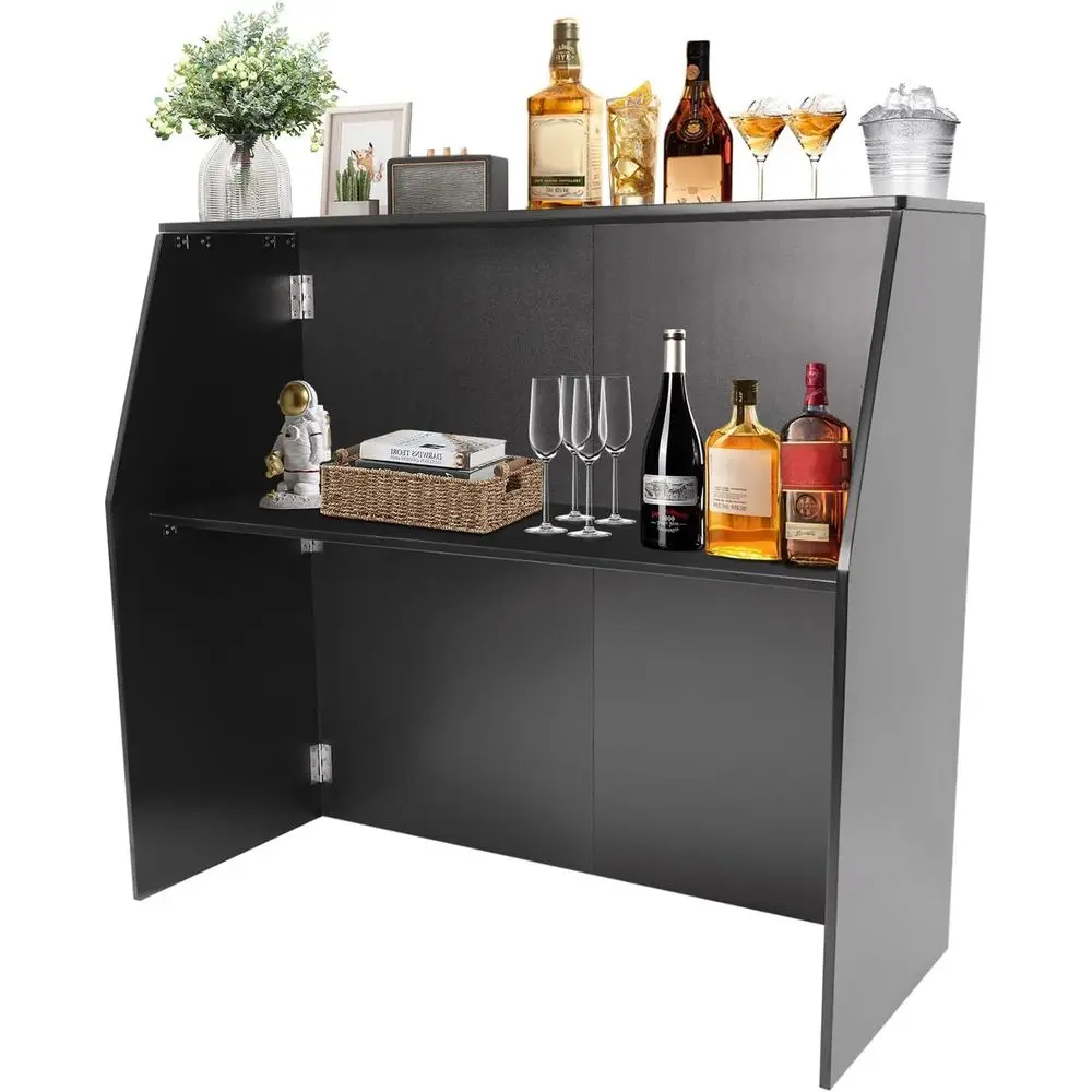 Portable Event Bar Station with 2 Shelves, Ideal for Parties and Gatherings, Black, 47.75 x 19.5 x 42.75
Portable Event Bar Station with 2 Shelves, Ideal for Parties and Gatherings, Black, 47.75 x 19.5 x 42.75