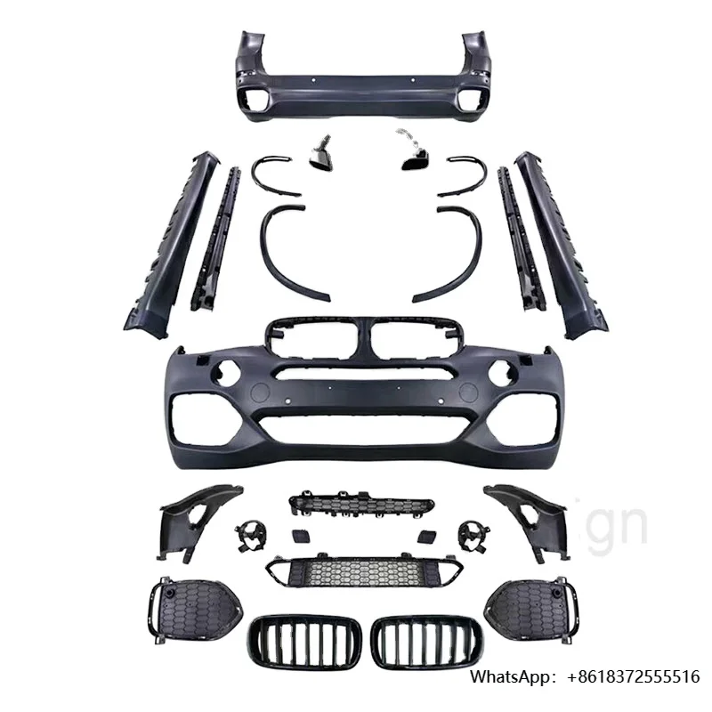 daWholesale for X5 F15 M SPORT Body Kit New Upgrade Front & Rear Bumper Side Skirts Exhaust Tip Included Clips Car Accessori
daWholesale for X5 F15 M SPORT Body Kit New Upgrade Front & Rear Bumper Side Skirts Exhaust Tip Included Clips Car Accessori