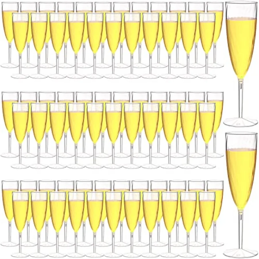 Disposable Plastic Champagne Flute Plastic Flutes Clear Champagne Glasses Disposable Ideal for Home Daily Wedding Toasting Drin
Disposable Plastic Champagne Flute Plastic Flutes Clear Champagne Glasses Disposable Ideal for Home Daily Wedding Toasting Drin