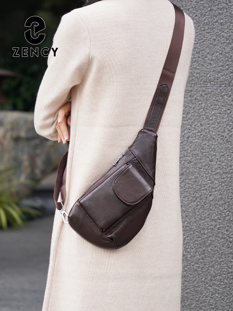 Zency Leather Women Shoulder Chest Bag for Running Cycling Traveling
Zency Leather Women Shoulder Chest Bag for Running Cycling Traveling
