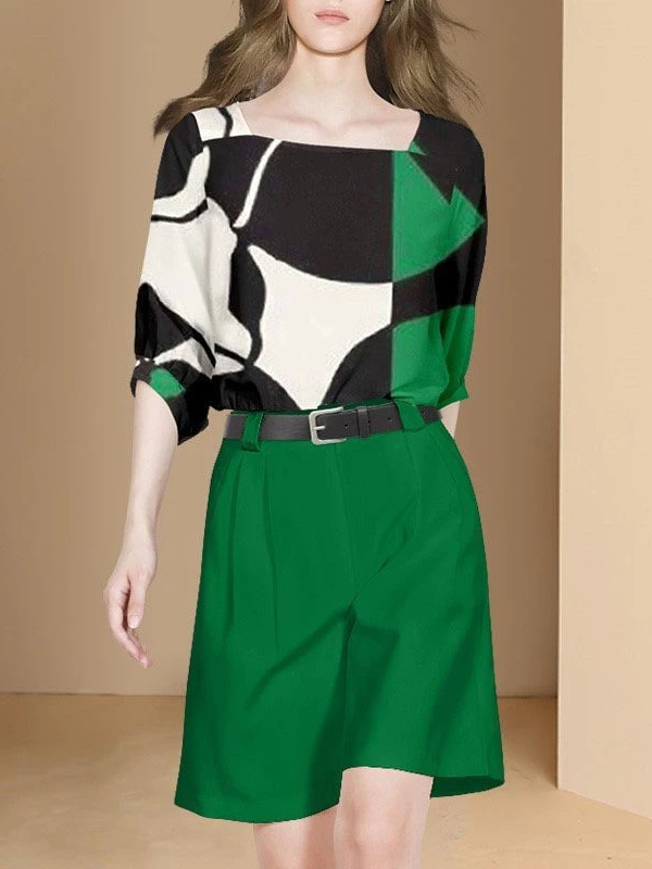 Fashionable Casual Wide Leg Short Pants Set for Women Spring Summer 2026 Two Piece Suite Elegant Personality Shorts Outfit
Fashionable Casual Wide Leg Short Pants Set for Women Spring Summer 2026 Two Piece Suite Elegant Personality Shorts Outfit