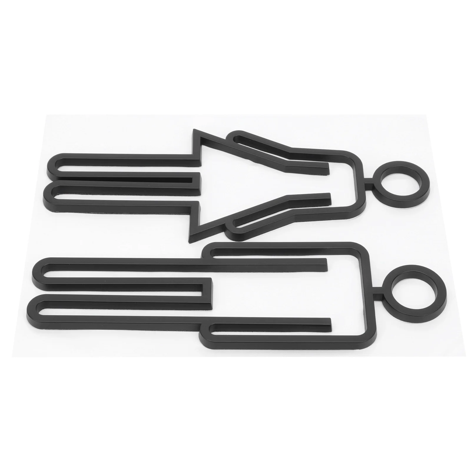 1Pair Toilet Guiding Sign High Quality Washroom Identification Plate for Restroom Bathroom Lavatory Directional Marker
1Pair Toilet Guiding Sign High Quality Washroom Identification Plate for Restroom Bathroom Lavatory Directional Marker