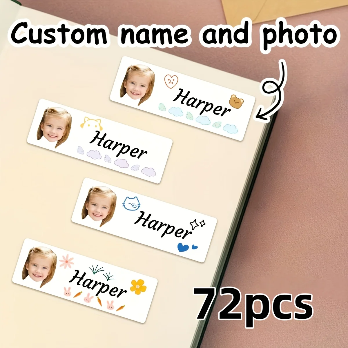 Custom Profile Photo & Name Stickers Personalized Bottle Stationery Labels Unique Custom Image Birthday Gift Tags
Custom Profile Photo & Name Stickers Personalized Bottle Stationery Labels Unique Custom Image Birthday Gift Tags