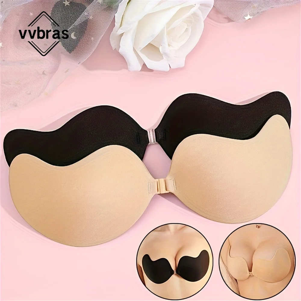 Invisible Strapless Bra, Self-Adhesive Backless Reusable Push Up Nipple Covers,Silicone Chest Stickers Women Invisible Sexy Bra
Invisible Strapless Bra, Self-Adhesive Backless Reusable Push Up Nipple Covers,Silicone Chest Stickers Women Invisible Sexy Bra