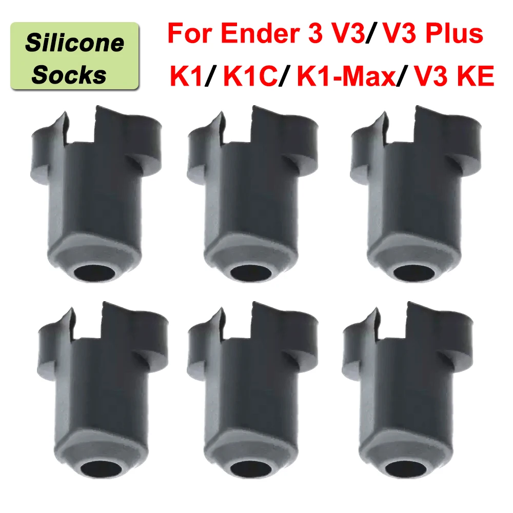 For Ender3 V3 KE , Ender 3 V3, Ender 3 V3 Plus, K1 Max Silicone Sleeve Black Silicone Sock K1C Hotend Protector Cover Case
For Ender3 V3 KE , Ender 3 V3, Ender 3 V3 Plus, K1 Max Silicone Sleeve Black Silicone Sock K1C Hotend Protector Cover Case