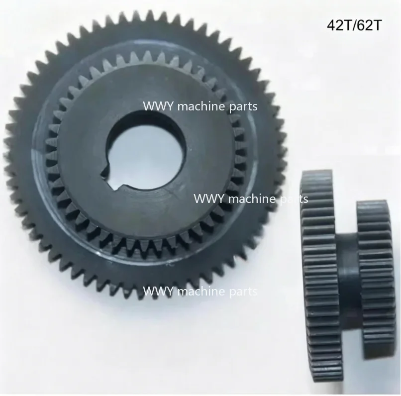 1 Pc Metal Duplex Gear, 42/62 Teeth Dual Gear for Mini Milling Machine
1 Pc Metal Duplex Gear, 42/62 Teeth Dual Gear for Mini Milling Machine
