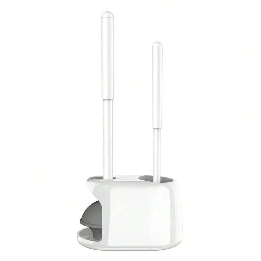 Toilet Brush And Plunger Set, Semi-HiddenToilet Plungers For Bathroom Heavy Duty Toilet Bowl Brush And Holder Hidden Toilet Plu
Toilet Brush And Plunger Set, Semi-HiddenToilet Plungers For Bathroom Heavy Duty Toilet Bowl Brush And Holder Hidden Toilet Plu