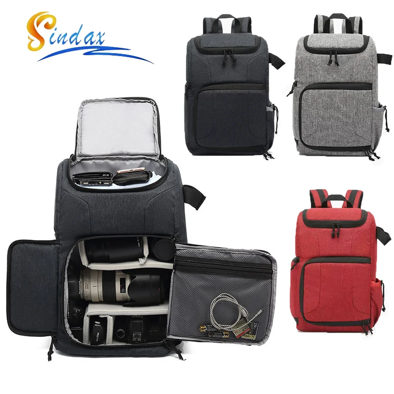 Large Capacity DSLR Camera Bag Photography Camera Backpack Portable Travel Tripod Lens Pouch Video Bag for DSLR Camera Tablet
Large Capacity DSLR Camera Bag Photography Camera Backpack Portable Travel Tripod Lens Pouch Video Bag for DSLR Camera Tablet