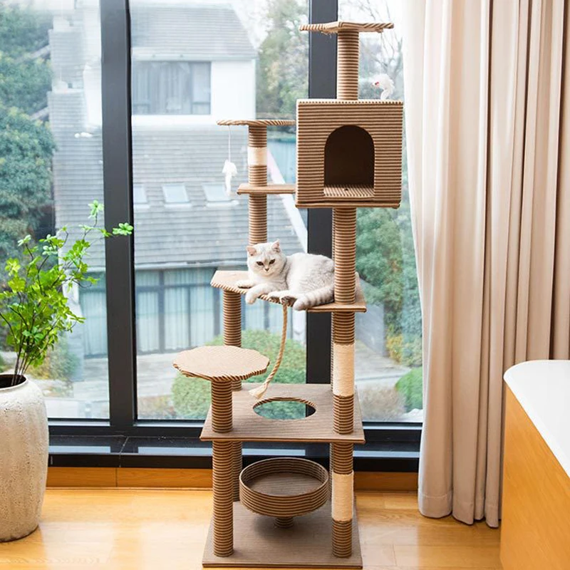 Multi Level Cat Tree Tower for Indoor Cats Large Cat Furniture Condo with Padded Plush Perch Climbing Scratcher Activity Center
Multi Level Cat Tree Tower for Indoor Cats Large Cat Furniture Condo with Padded Plush Perch Climbing Scratcher Activity Center