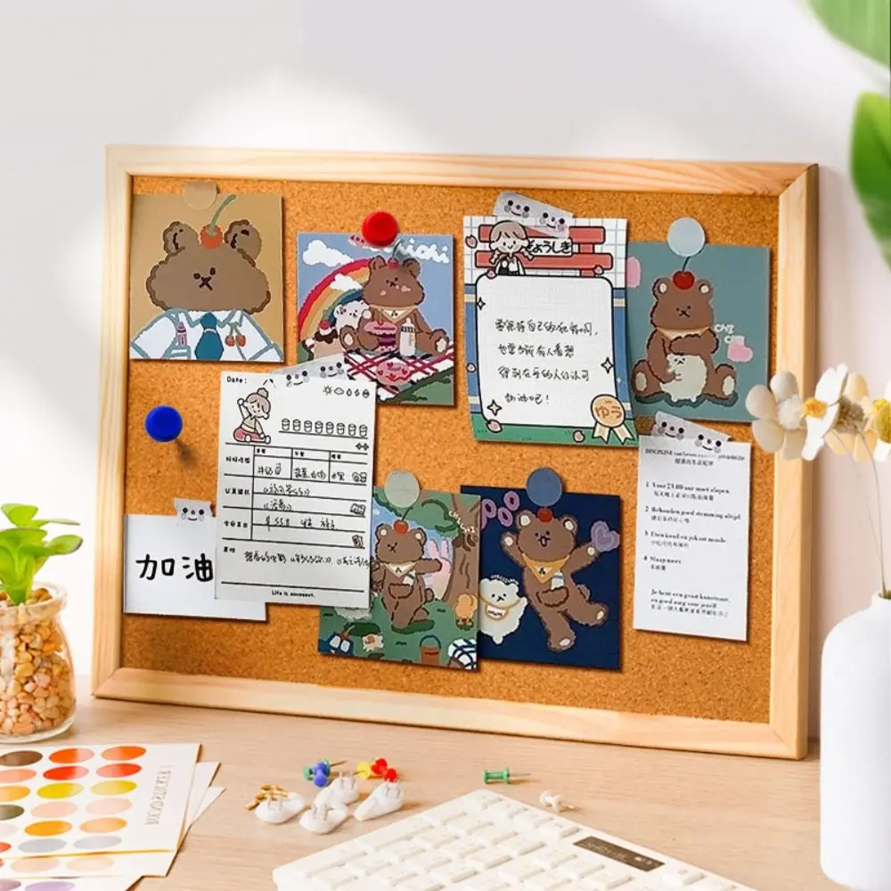Practical Double-sided Cork Notice Board Thickened DIY Message Boards Wall Hanging Memo Board Office
Practical Double-sided Cork Notice Board Thickened DIY Message Boards Wall Hanging Memo Board Office