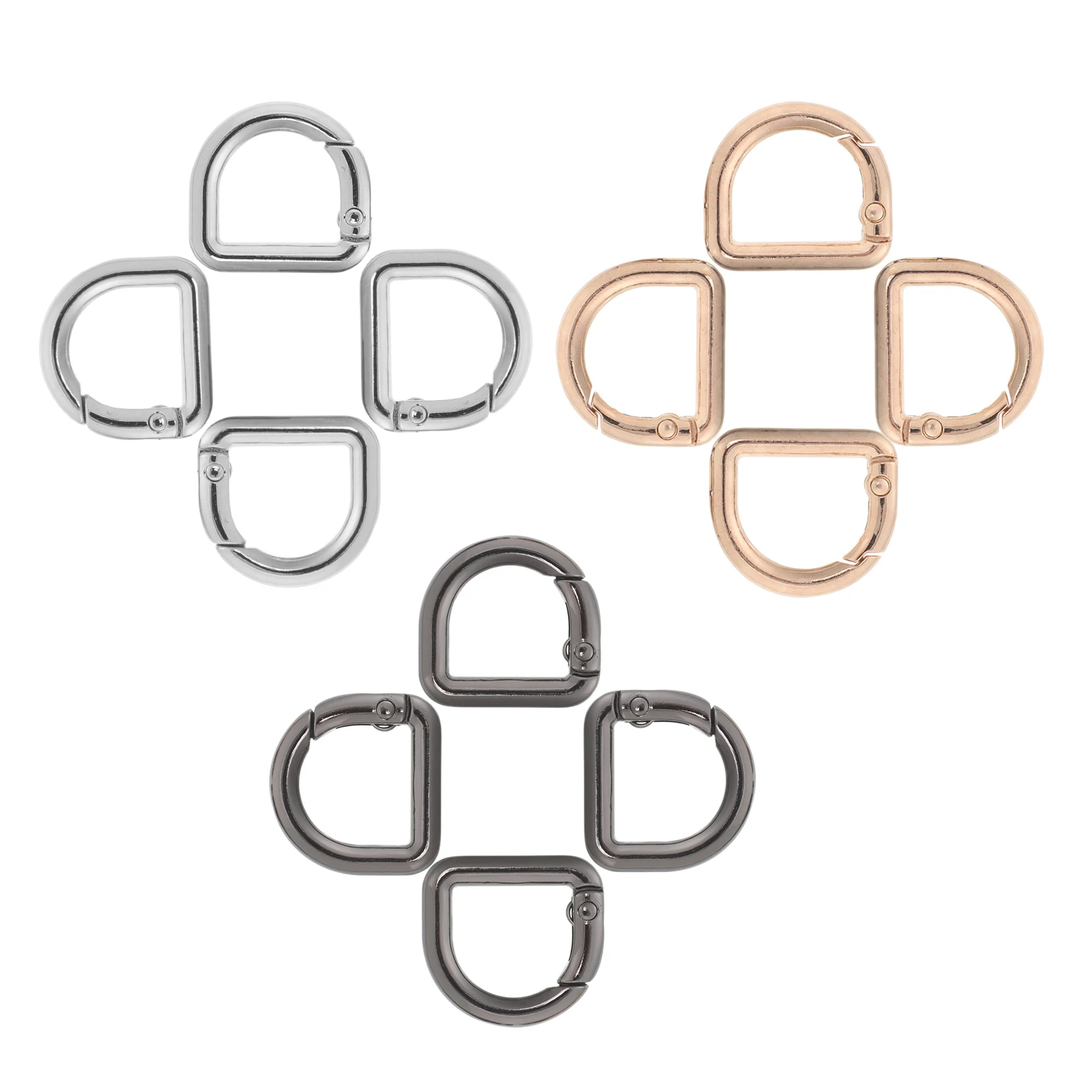 12pcs D Shape Spring Opening Buckle Hardware Heavy Duty Purse Rings Supplies Crafting Bags Travel Luggage Backpacks
12pcs D Shape Spring Opening Buckle Hardware Heavy Duty Purse Rings Supplies Crafting Bags Travel Luggage Backpacks
