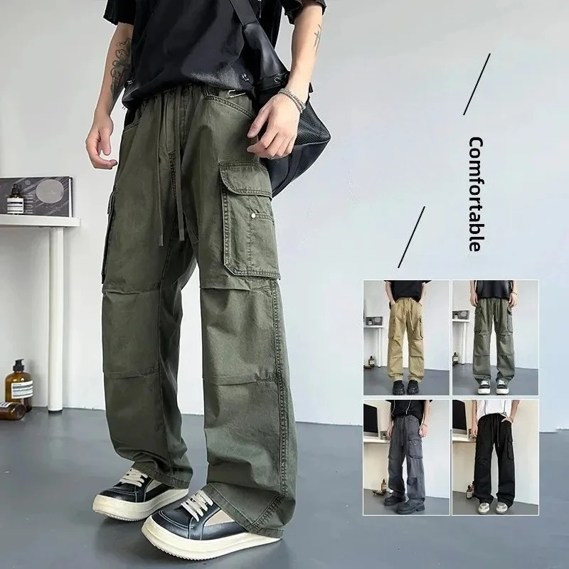 Men's Pants Casual Cotton Vintage Autumn American Workwear Trousers Joggers Men Multi-Pocket Climbing Cargo Pants Men Streetwear
Men's Pants Casual Cotton Vintage Autumn American Workwear Trousers Joggers Men Multi-Pocket Climbing Cargo Pants Men Streetwear