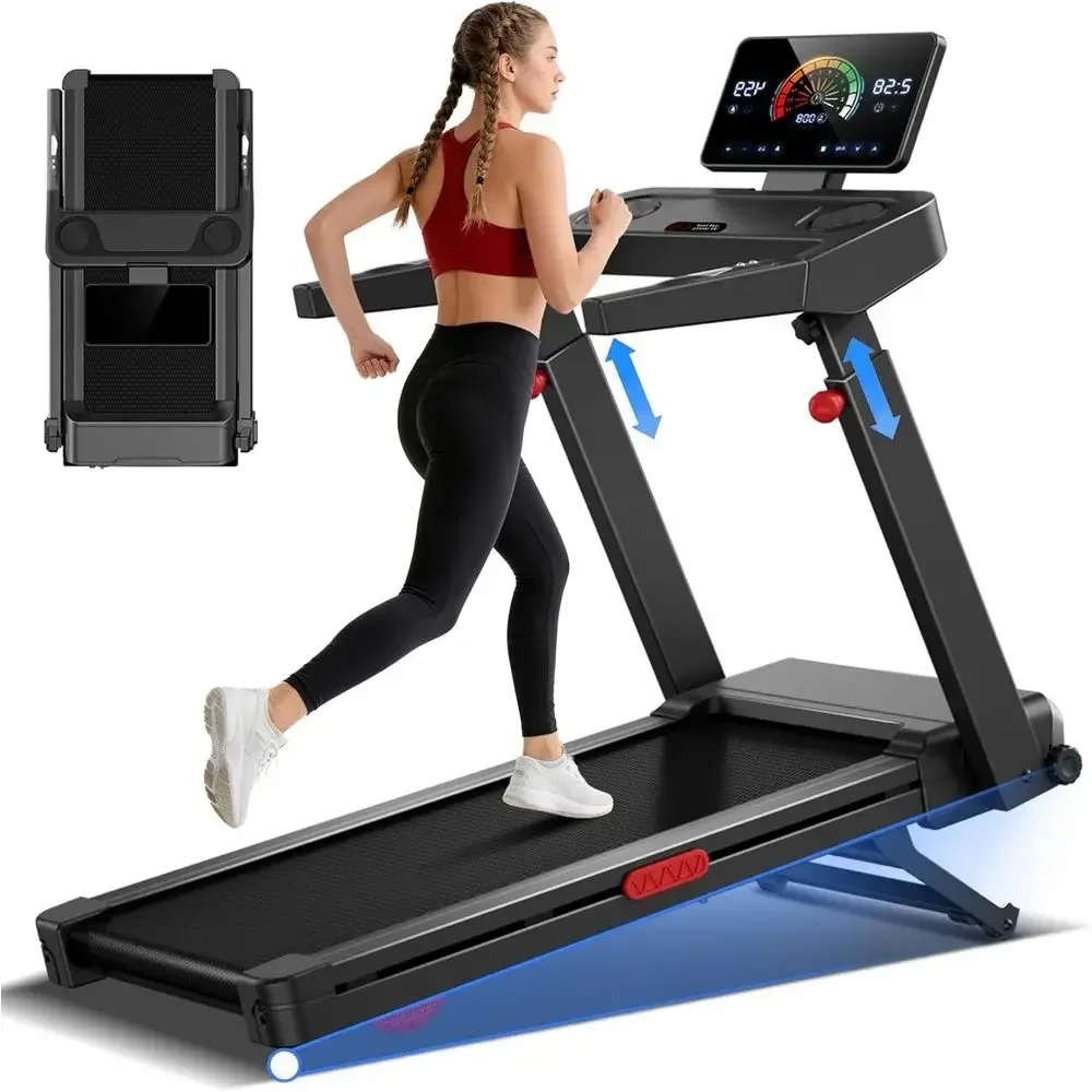 Treadmill with Auto 20% Incline, Treadmills or Home, Portable Treadmill with 400lb acity Weight, 3.5HP Quiet Running hine with A
Treadmill with Auto 20% Incline, Treadmills or Home, Portable Treadmill with 400lb acity Weight, 3.5HP Quiet Running hine with A