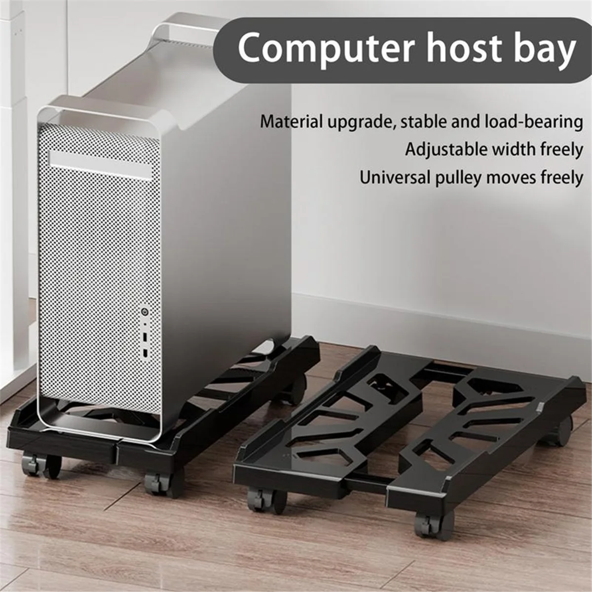 X61A_Computer Tower Stand Adjustable Mobile CPU Stand CPU Holder PC Tower Stand with Rolling Caster Wheels Riser Stand Black
X61A_Computer Tower Stand Adjustable Mobile CPU Stand CPU Holder PC Tower Stand with Rolling Caster Wheels Riser Stand Black