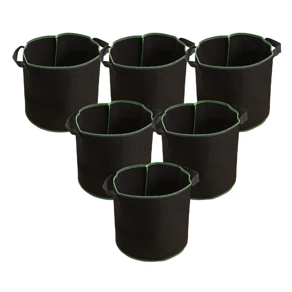 6pcs Plant Bags Non woven Fabric Pots 4 Gallon Portable Plant Nursery Bag 16L 28x26 Handles Agriculture Garden Nursery Pouch
6pcs Plant Bags Non woven Fabric Pots 4 Gallon Portable Plant Nursery Bag 16L 28x26 Handles Agriculture Garden Nursery Pouch