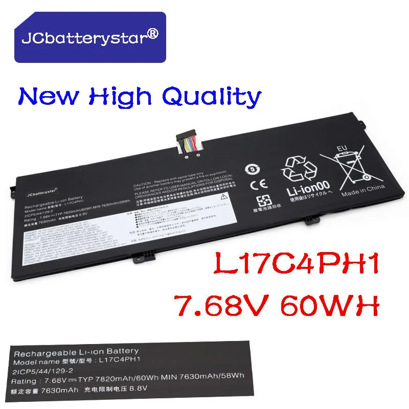 Новый высококачественный Аккумулятор для ноутбука JC L17C4PH1 L17M4PH1 для Lenovo YOGA 7 Pro Pro-13IKB C930 C930-13IKB 81C4
Новый высококачественный Аккумулятор для ноутбука JC L17C4PH1 L17M4PH1 для Lenovo YOGA 7 Pro Pro-13IKB C930 C930-13IKB 81C4