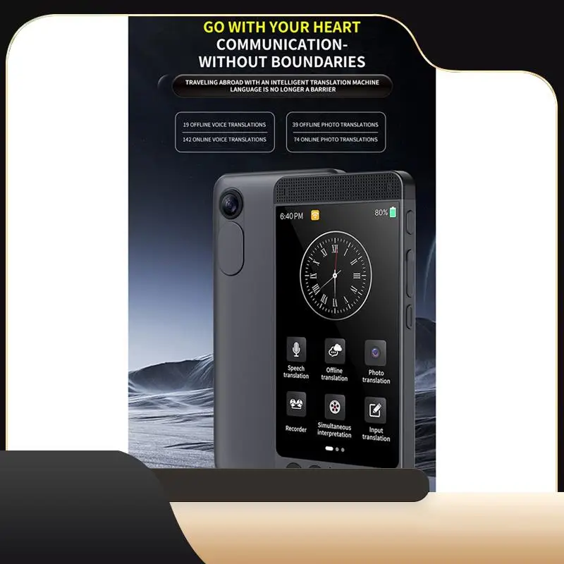 D21 Smart AI Voice Photo Translator Device Online Offline Real Time 142 Languages Translation Equipment Machine-T44C
D21 Smart AI Voice Photo Translator Device Online Offline Real Time 142 Languages Translation Equipment Machine-T44C