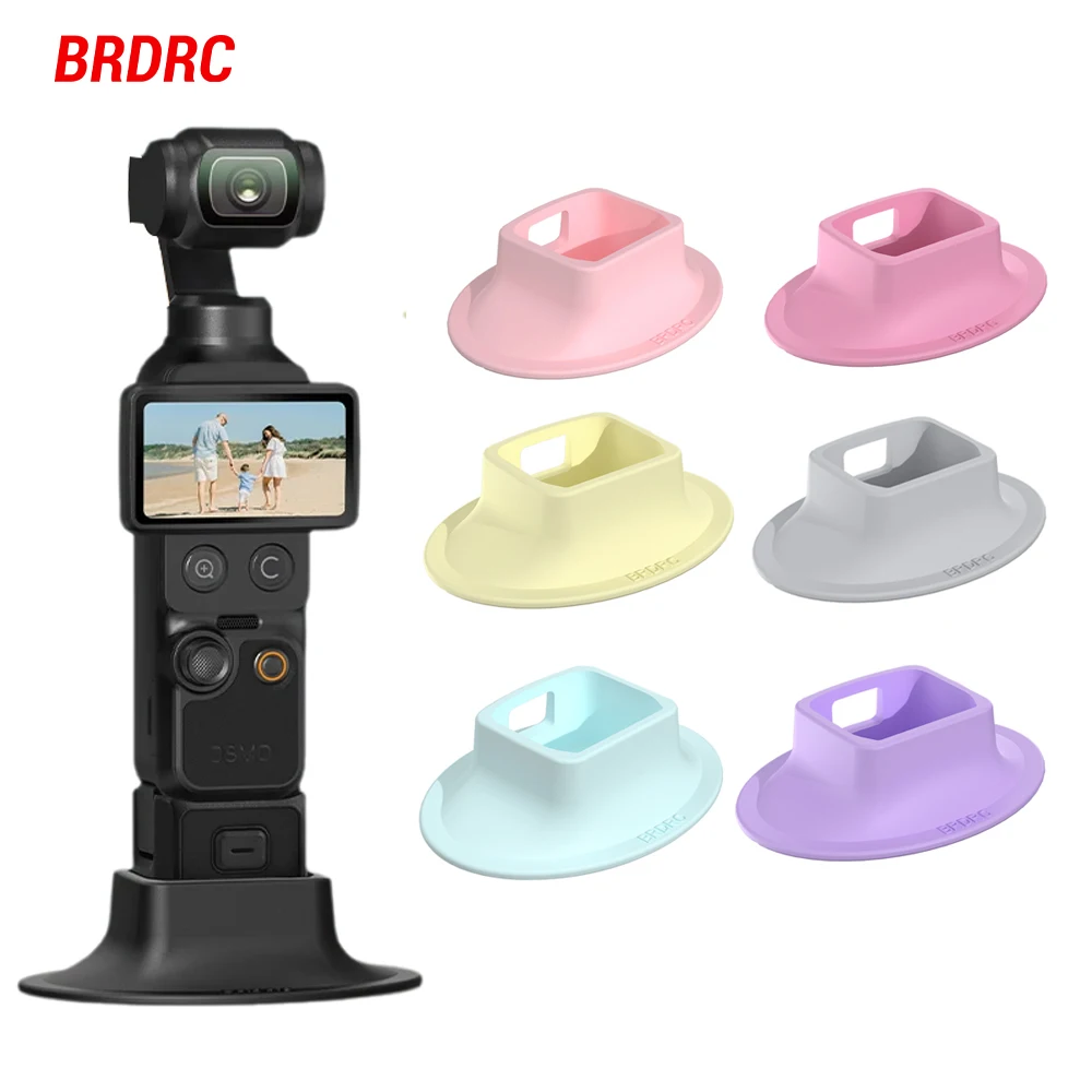 BRDRC Pocket 4 Silicone Dock Desktop Base For DJI Osmo Pocket 4P 3 Camera Anti-skid Fixed Extension Base Stand Accessories
BRDRC Pocket 4 Silicone Dock Desktop Base For DJI Osmo Pocket 4P 3 Camera Anti-skid Fixed Extension Base Stand Accessories