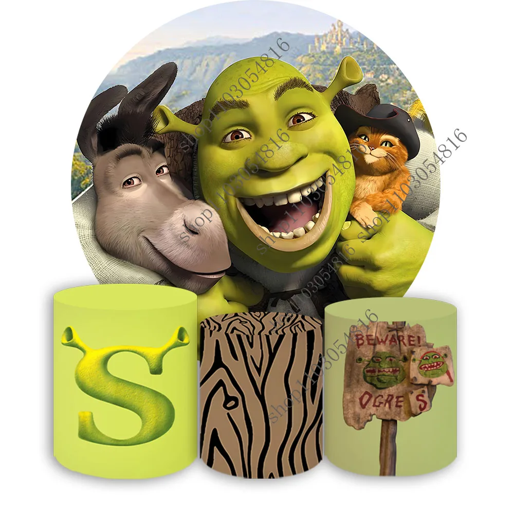 Круглый фон для фотосъемки Monster Sshreks для детей, милый тематический круг для дня рождения, фотофон, чехлы для плинтуса
Круглый фон для фотосъемки Monster Sshreks для детей, милый тематический круг для дня рождения, фотофон, чехлы для плинтуса