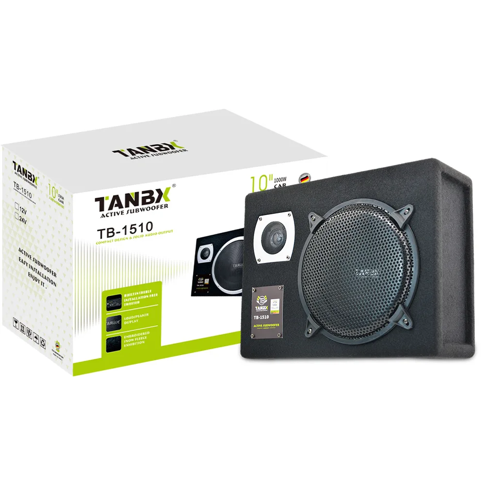 Car Subwoofer Square Audio Modified 10-inch High-power Wooden Box Audio 12V Car Audio 1510
Car Subwoofer Square Audio Modified 10-inch High-power Wooden Box Audio 12V Car Audio 1510
