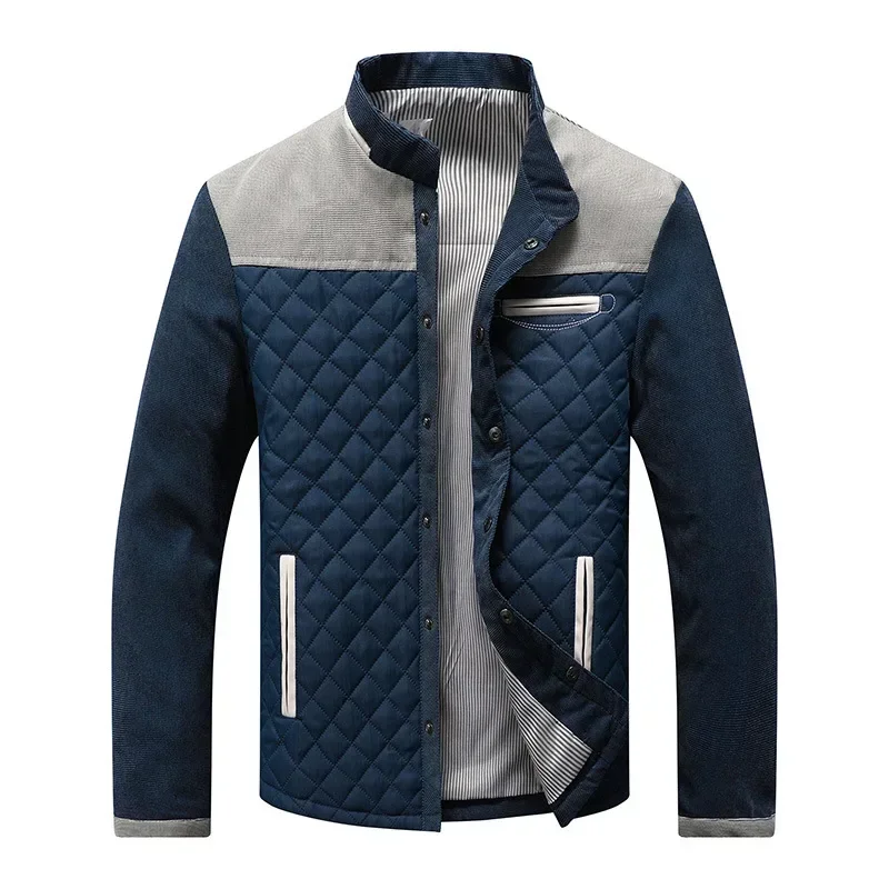 Men's Baseball jackets stand Collar Mesh Casual Long Sleeve Coats Lightweight Cotton Jacket Vintage Flight Cotton Jacket
Men's Baseball jackets stand Collar Mesh Casual Long Sleeve Coats Lightweight Cotton Jacket Vintage Flight Cotton Jacket