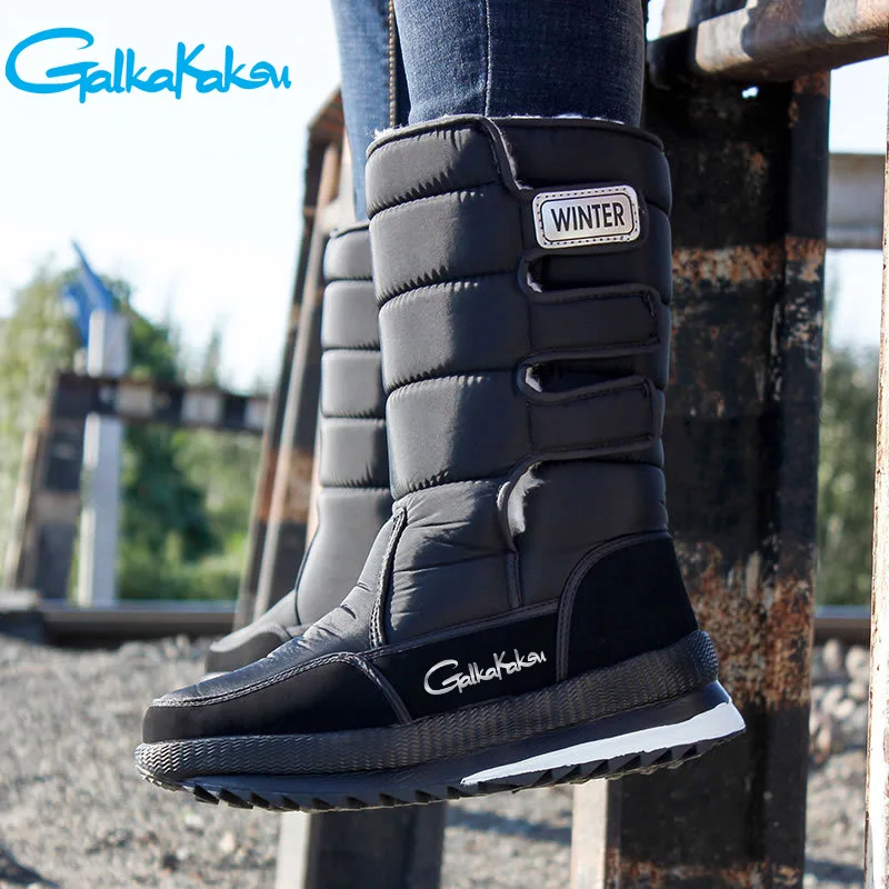 Brand Fishing Waterproof Non-slip Warm Snow Boots Plus Velvet Warm Men's Cotton Shoes Medium Tube Large Size Winter Men's Boots
Brand Fishing Waterproof Non-slip Warm Snow Boots Plus Velvet Warm Men's Cotton Shoes Medium Tube Large Size Winter Men's Boots
