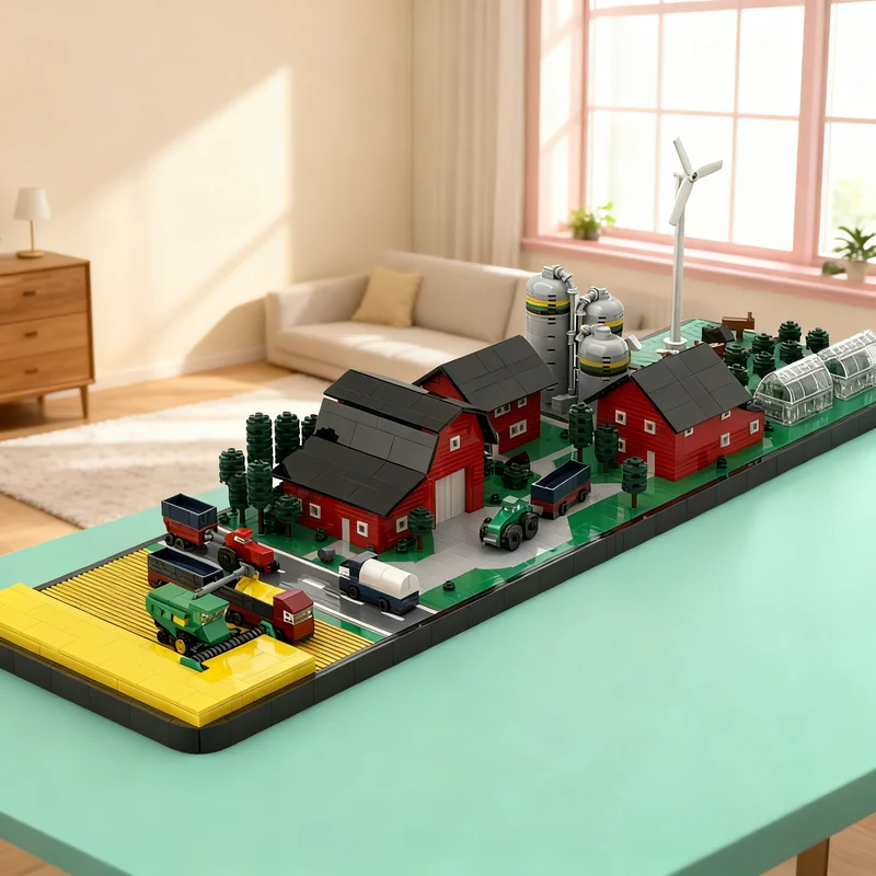 2632pcs MOC And Harvester Microscale City Farm Model Building Blocks DIY Gift Creative Collectible Display Decor Premium Adult
2632pcs MOC And Harvester Microscale City Farm Model Building Blocks DIY Gift Creative Collectible Display Decor Premium Adult