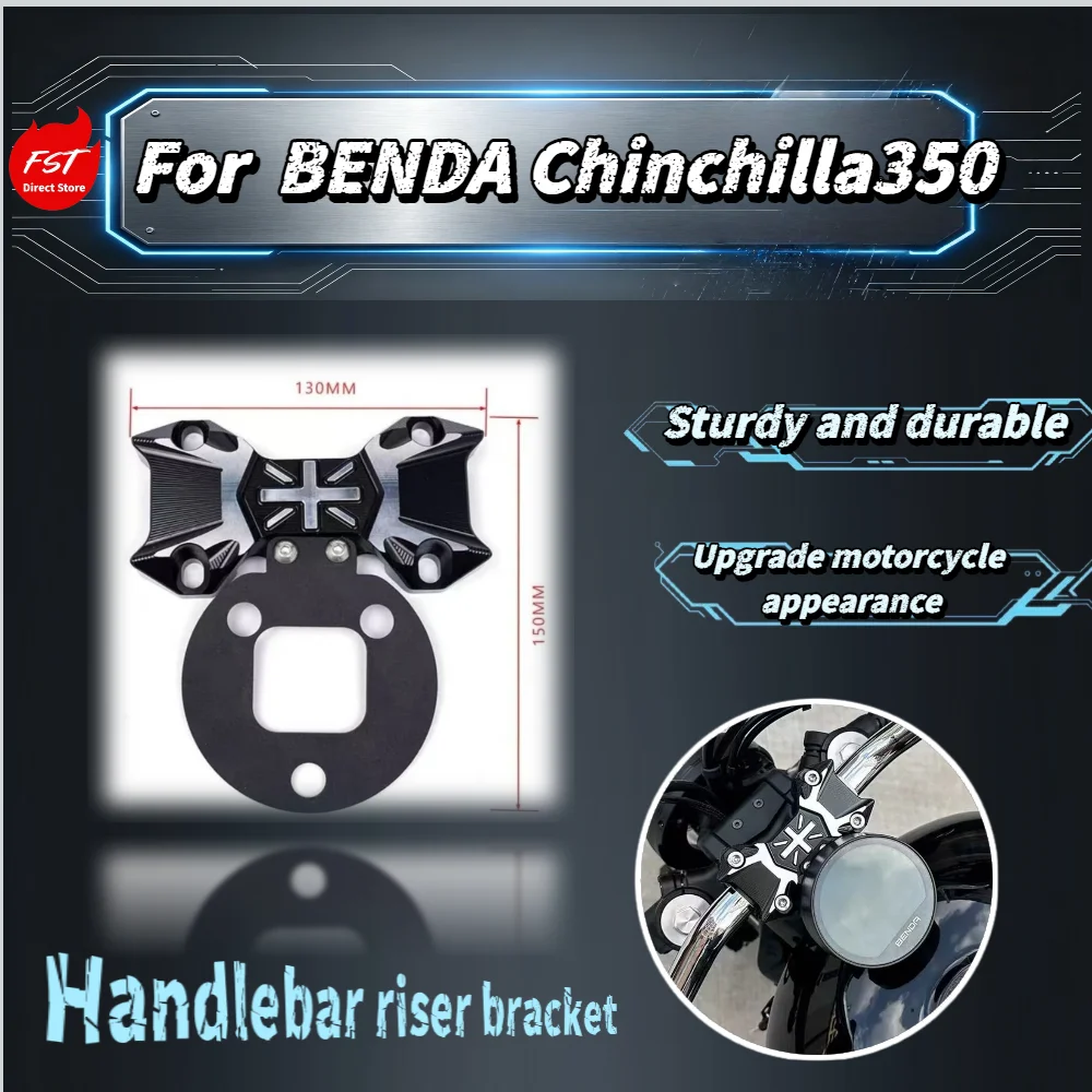 For Benda Chinchilla350 Motorcycle Handlebar Clamp Mount Bracket Modified Handlebar Riser Fixing Holder Replacement Accessories
For Benda Chinchilla350 Motorcycle Handlebar Clamp Mount Bracket Modified Handlebar Riser Fixing Holder Replacement Accessories