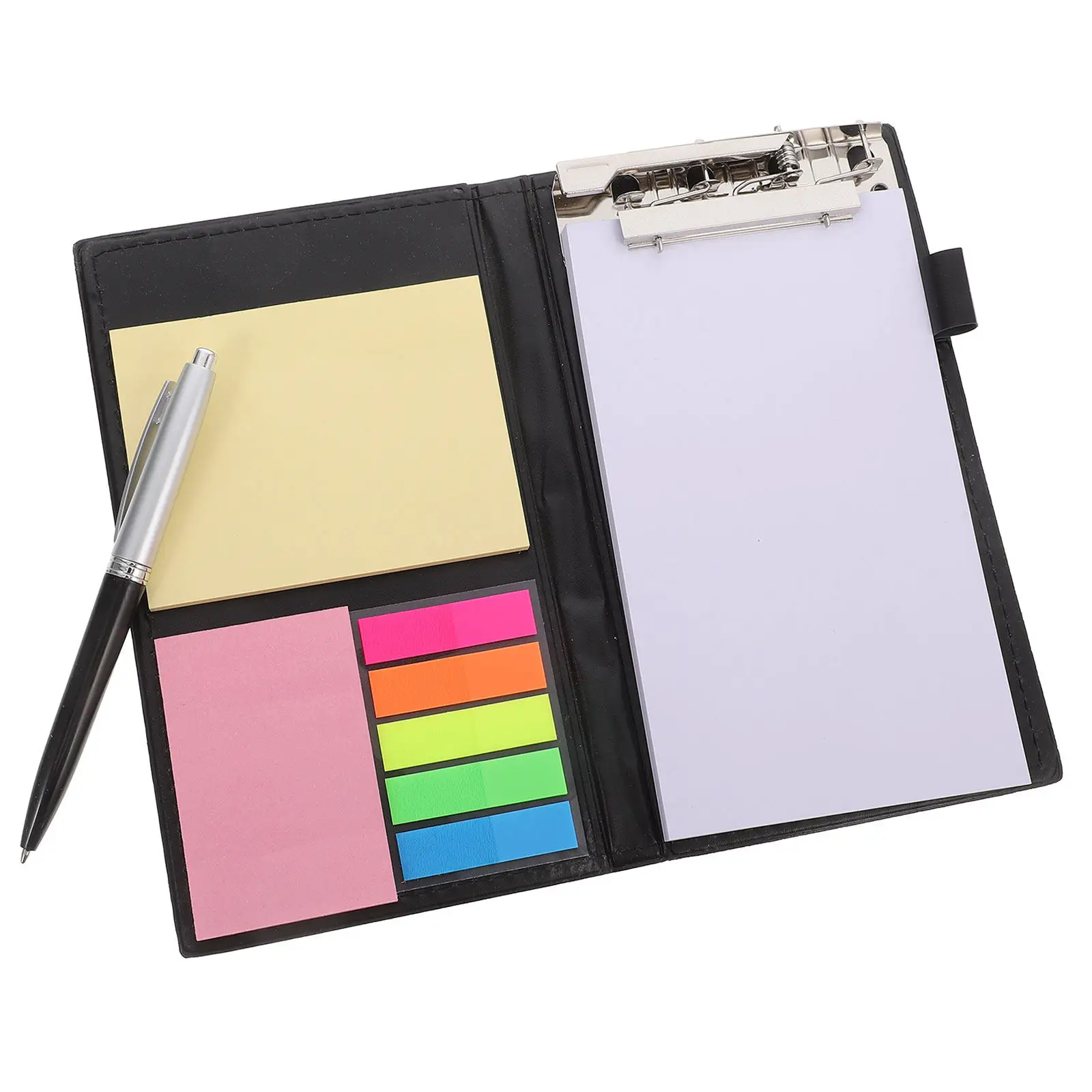 Notepad Set PU Clipboard Folder Pen Holder Rectangular Page Markers Index Tabs Organizer Office School
Notepad Set PU Clipboard Folder Pen Holder Rectangular Page Markers Index Tabs Organizer Office School