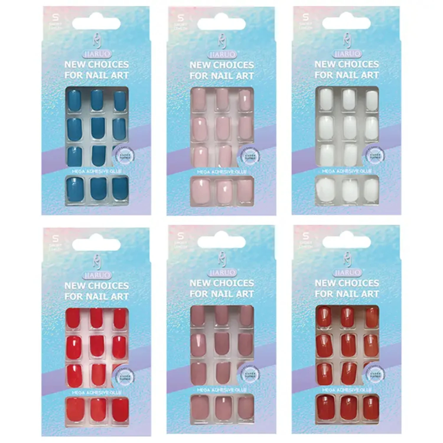 Stylish and Chic 24PCS Short Solid Color Gel Nail Kit with Square Head by JIARUO - Perfect for Trendsetters!
Stylish and Chic 24PCS Short Solid Color Gel Nail Kit with Square Head by JIARUO - Perfect for Trendsetters!